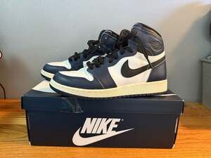 Air Jordan 1 Retro High OG GS 'Midnight Navy' Size 6Y